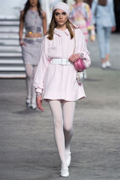 chanel pink dress 2018